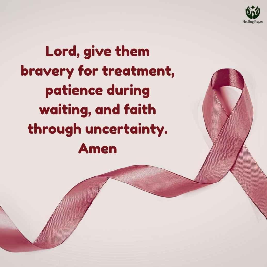 Prayer for Courage and Hope During Cancer