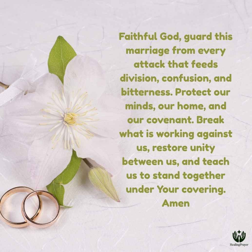 Prayer for Marriage Under Attack