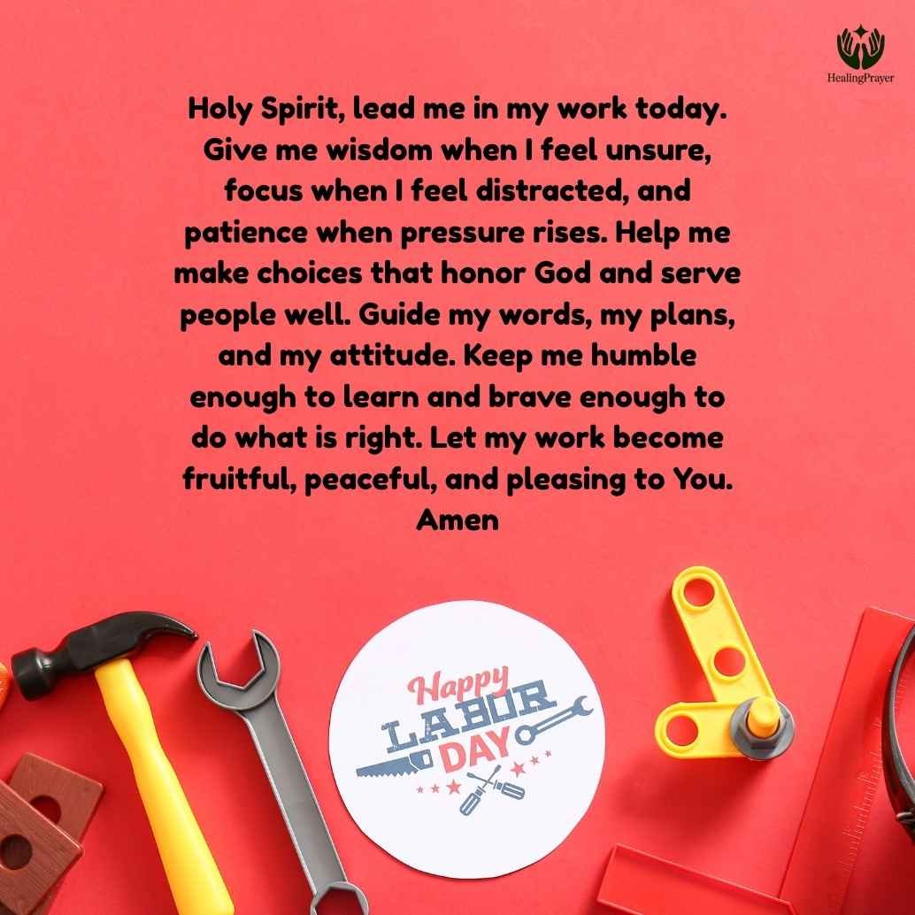 Prayer for Spirit-Led Work and Daily Wisdom