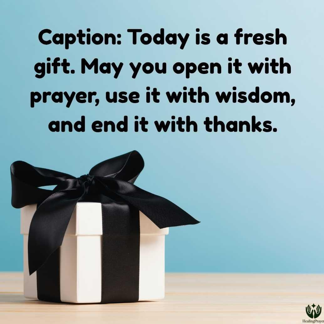 Blessing Images and Captions for a New Day