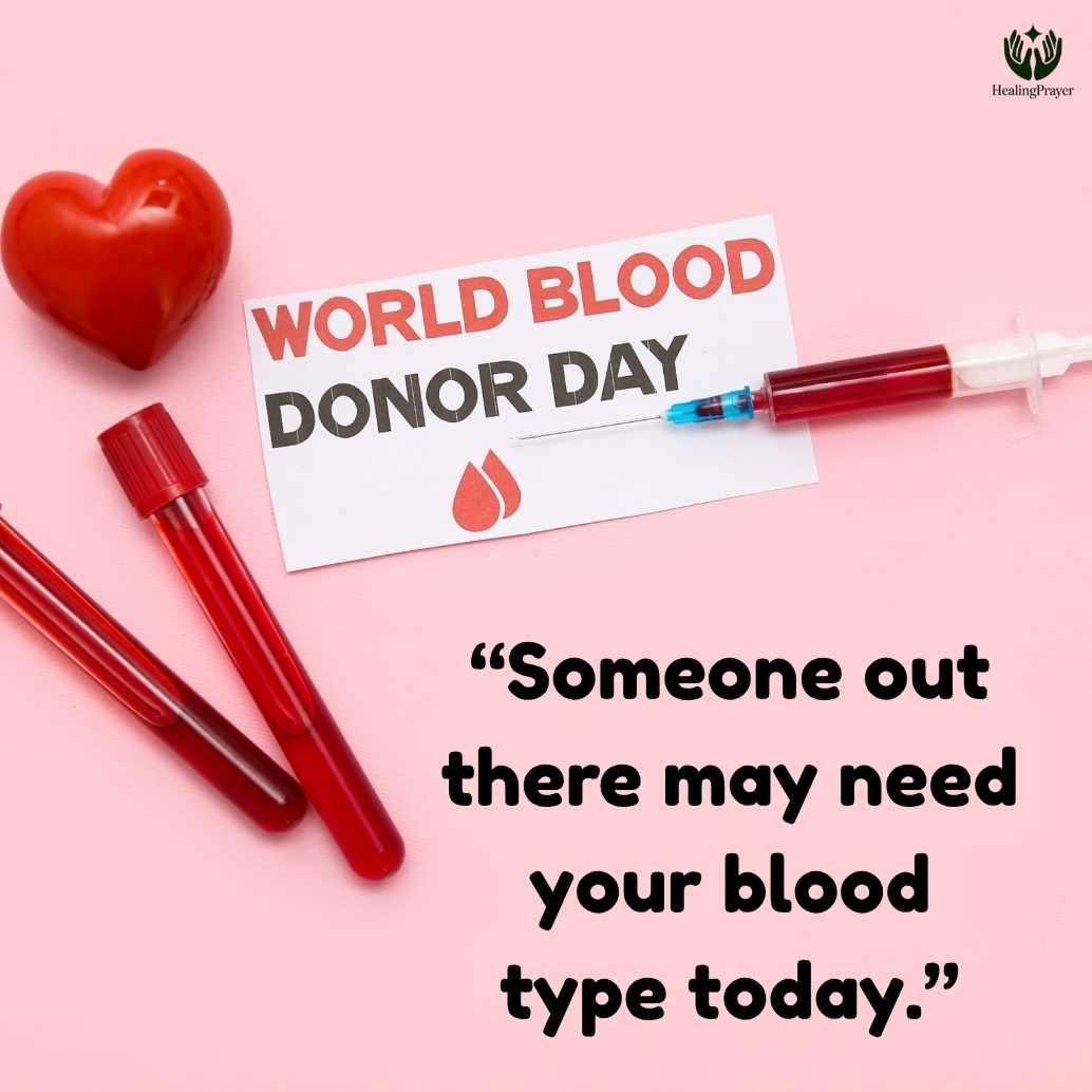 Blood Donation Messages for Friends and Family