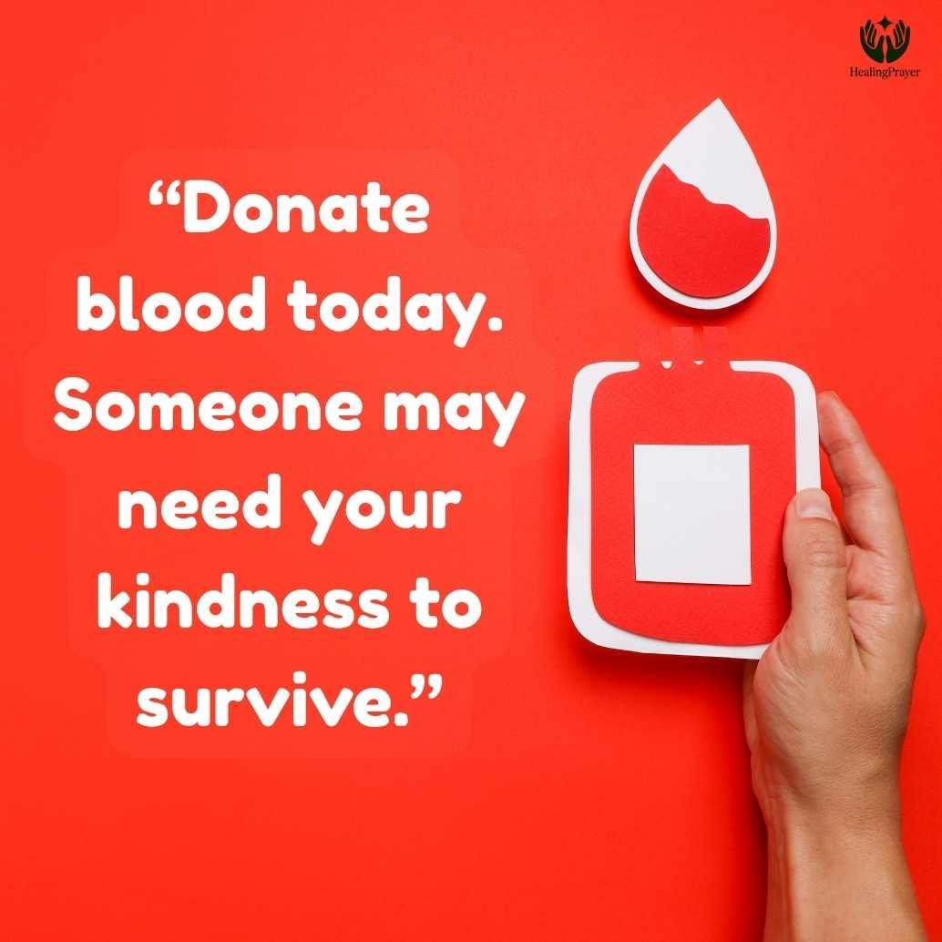 Blood Donation Status for WhatsApp