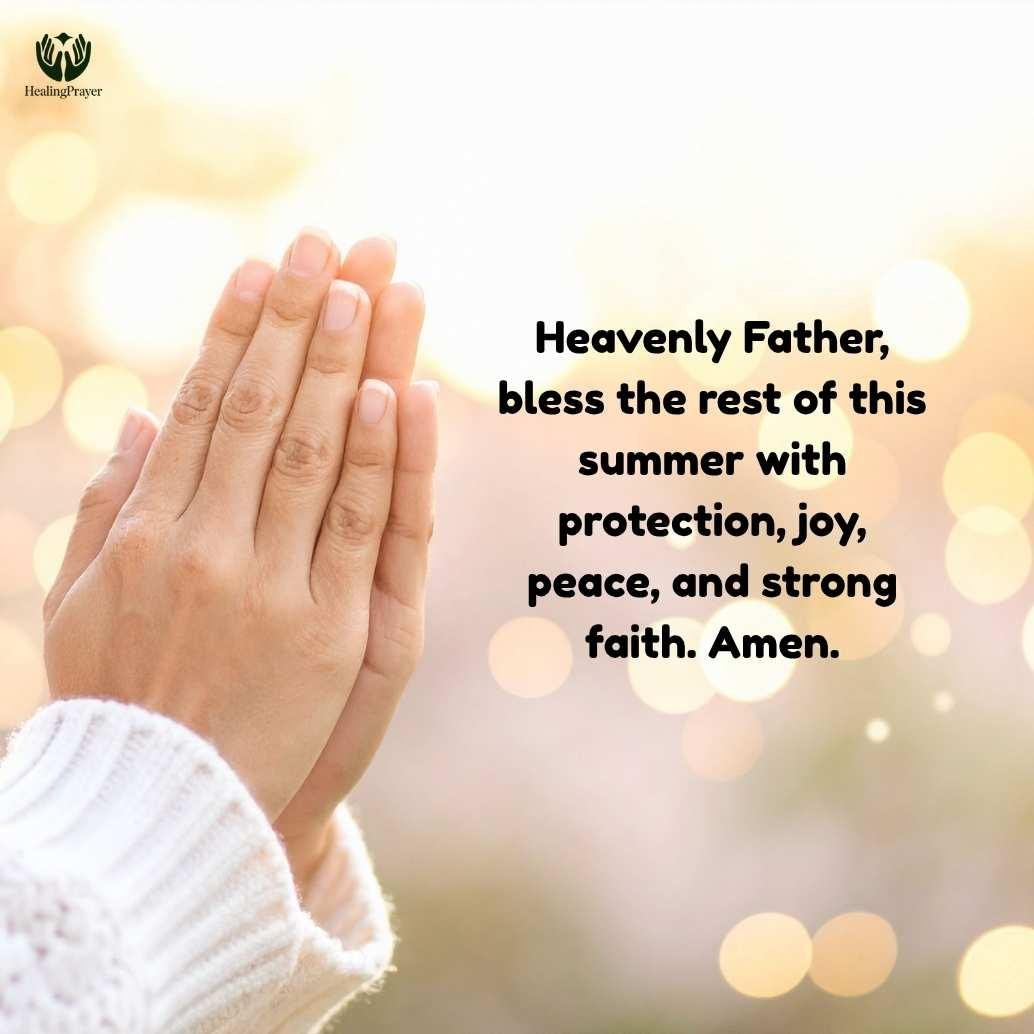 Final Mid-Summer Blessing for Protection, Joy, and Faith
