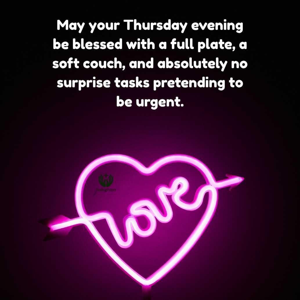Funny and Light Hearted Thursday Evening Messages
