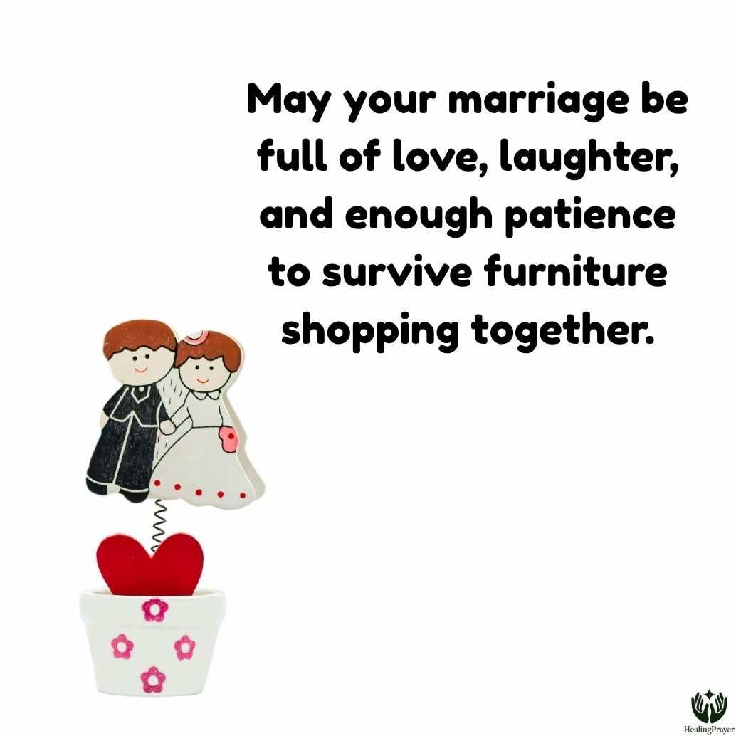 Funny Wedding Wishes to Make the Couple Smile
