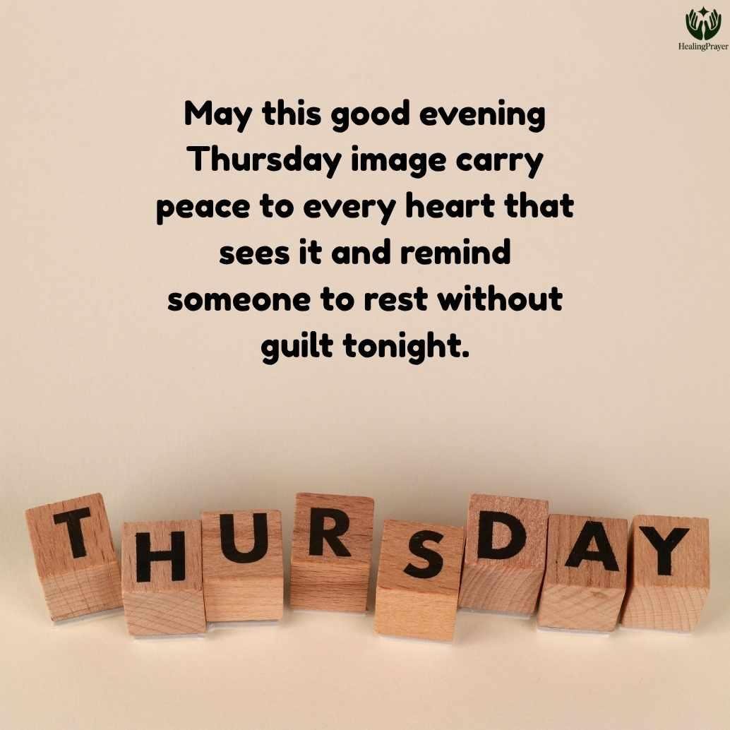 Good Evening Thursday Images and Captions