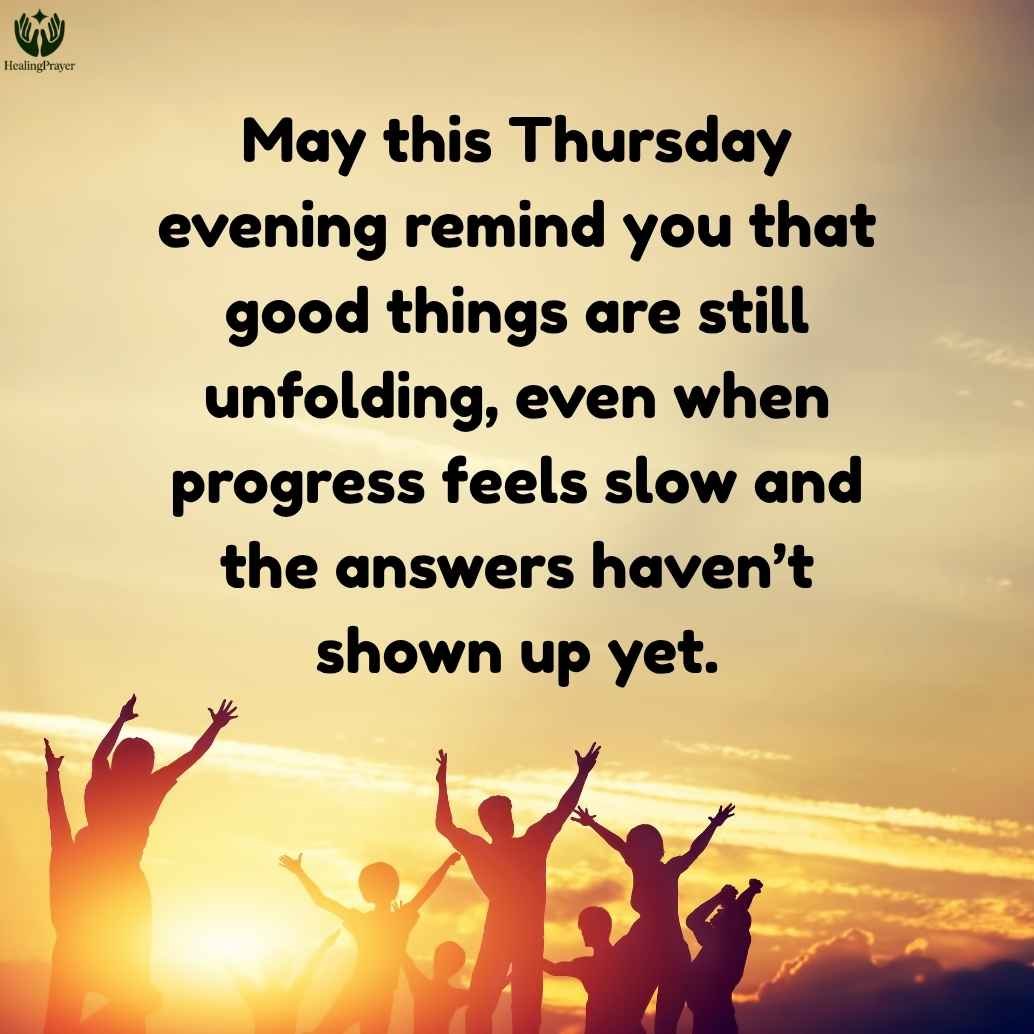 Positive Thursday Evening Wishes for Hope and Joy

