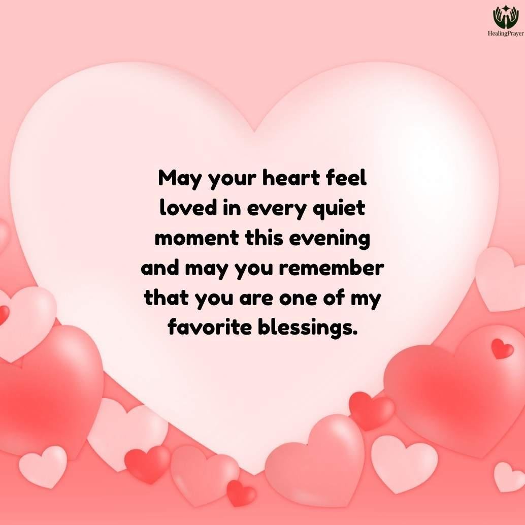 Romantic Evening Blessings for Someone Special

