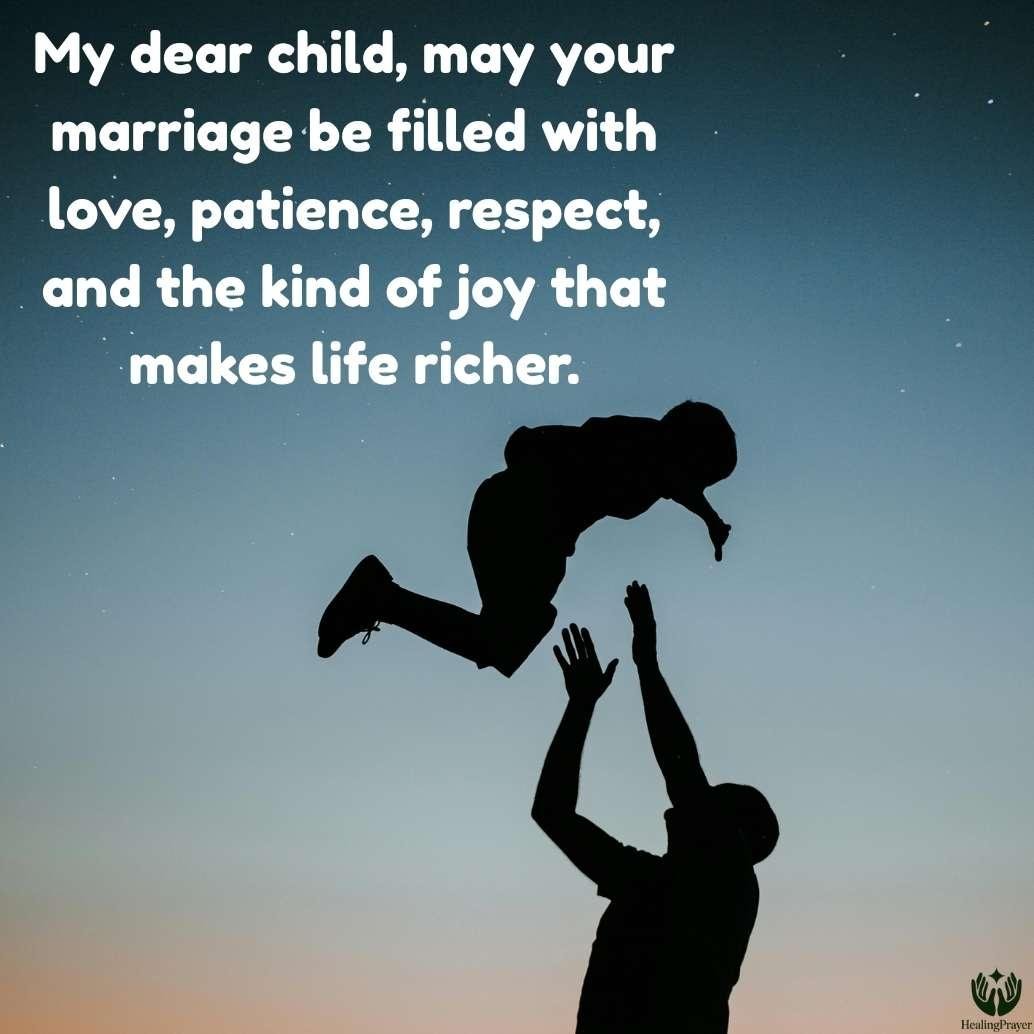 Wedding Wishes for Son or Daughter
